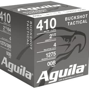 Aguila 410 buckshot tactical ammunition box