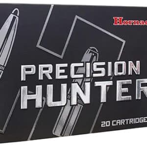 Hornady Precision Hunter ammunition box, 20 cartridges.