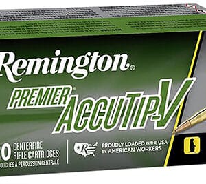 Remington Accutip-V rifle cartridges box
