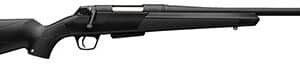 Black hunting rifle side view