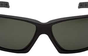 Black sunglasses with tinted lenses front view