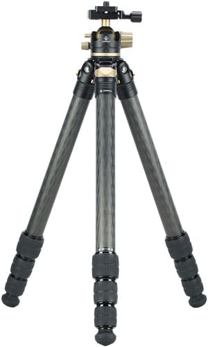 180379.jpg Carbon fiber tripod with adjustable legs and head