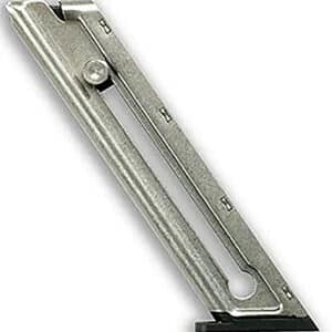 Metal furniture leg mounting bracket