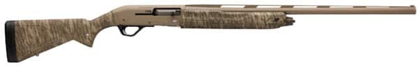 Camouflage shotgun with matte finish