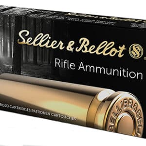 Sellier & Bellot Rifle Ammunition box, 20 cartridges