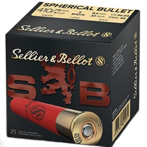 Sellier & Bellot shotgun cartridge box, 410 gauge.