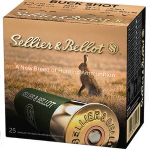 Sellier & Bellot hunting ammunition packaging with rabbit image.