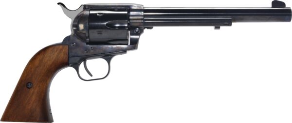 Colt Single Action Army revolver, wooden grip, side view