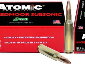 Atomic 6.5 Creedmoor Subsonic Ammunition Box