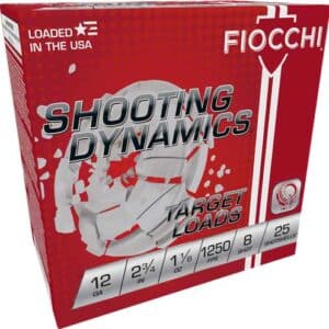 Fiocchi Shooting Dynamics target loads shotgun shells box