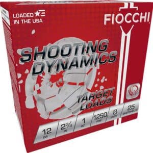 Fiocchi Shooting Dynamics target loads ammunition box