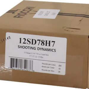 Box of Fiocchi 12-gauge ammunition, 250 rounds.