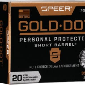 Speer Gold Dot .357 Mag ammo box.