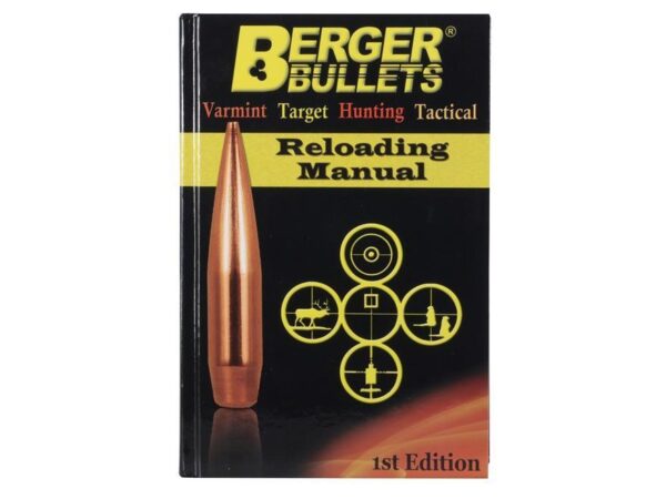 Berger Bullets Reloading Manual cover, 1st Edition.
