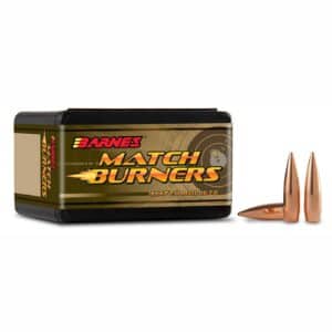 Barnes bullets packaging with copper bullets displayed