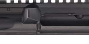 Black firearm upper receiver component