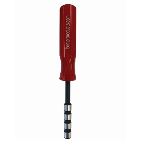 Red screw-on handle with magnetic base.