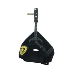 Archery wrist release with adjustable strap