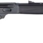 Black lever-action rifle side view