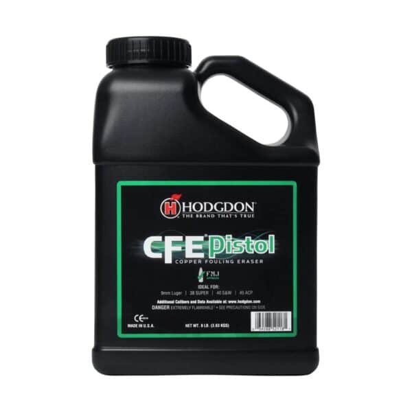 Hodgdon CFE Pistol powder container