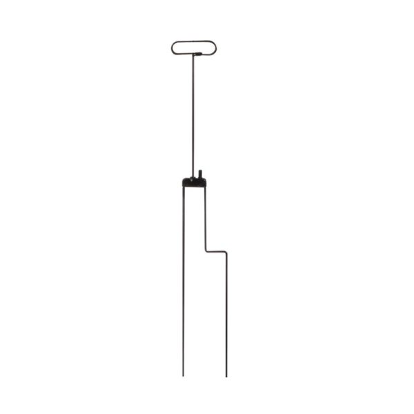 Metal paper towel holder with handle