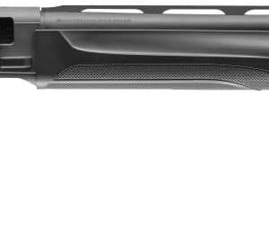 Black shotgun with textured grip