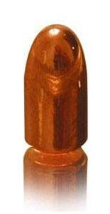Copper bullet with round tip