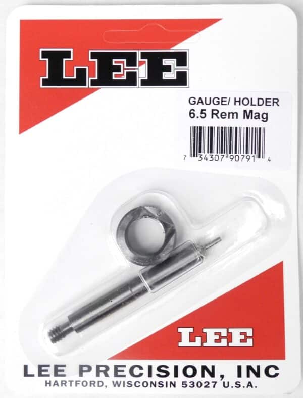 LEE gauge holder 6.5 Rem Mag packaging.