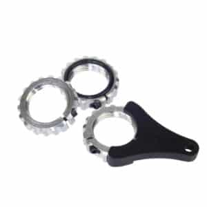 Bicycle lockring wrench and rings set