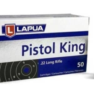 Lapua Pistol King .22 Long Rifle ammunition box
