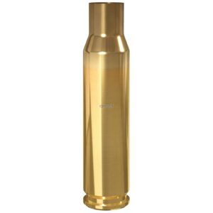 Lapua cartridge brass casing close-up