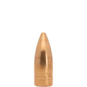 Copper bullet isolated on white background