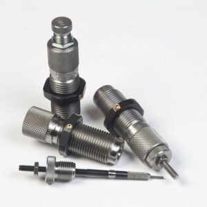 Metal reloading dies and decapping pin tool set.