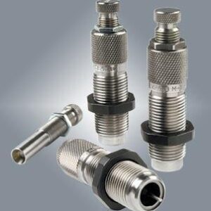 Metal dies and tool pieces for reloading.