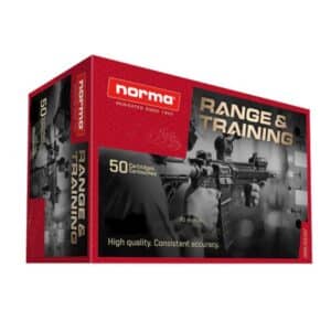 Norma range training cartridges box