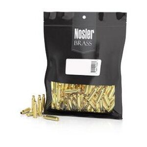 Nosler brass bullet casings in a bag