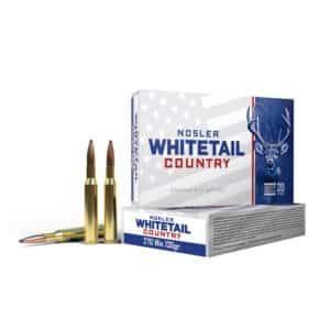 Nosler Whitetail Country rifle cartridges and bullets.