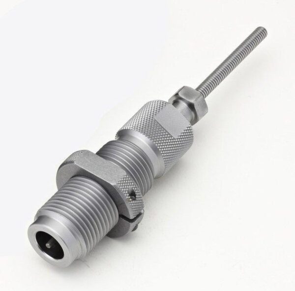 Silver industrial threaded connector with cable