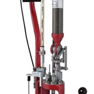 Red reloading press with accessories