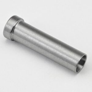 Stainless steel cylinder with flanged end