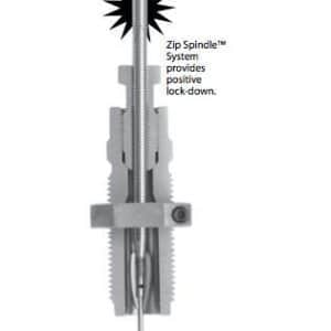 Zip Spindle System with positive lockdown mechanism.