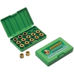 Redding reloading equipment bushings in green case.