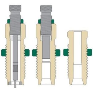 Diagram of adjustable reloading die components