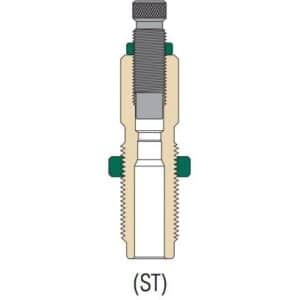 Diagram of a threaded valve component