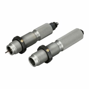 Metal reloading dies for ammunition cartridges.