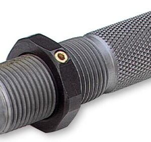 Rugged metal industrial connector with threaded end