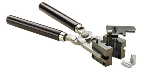 Bullet mold tool with metal handles and bullets