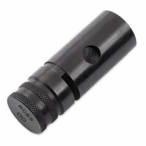 Black steel reloading die for ammunition.