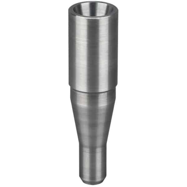 Silver metal conical mouthpiece for musical instrument