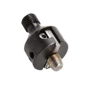 Metal industrial tool component close-up